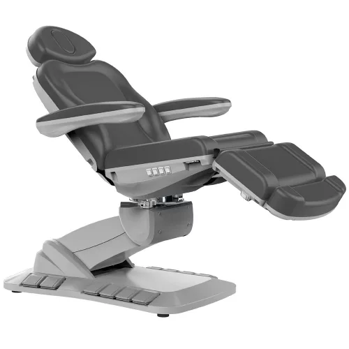Medical Plus 4-motorové kozmetické lehátko sivé