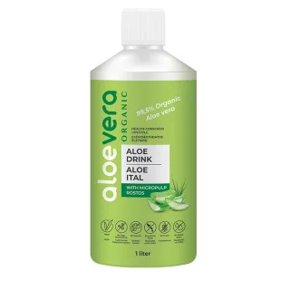Organický Aloevera nápoj s vlákninou 1000ml