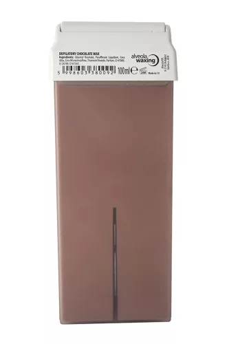 Alveola Waxing Čokoládový vosk s širokou hlavou 100ml