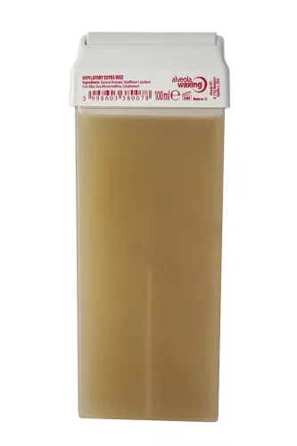 Alveola Waxing Extra žltý voskový patrón 100 ml široká hlava