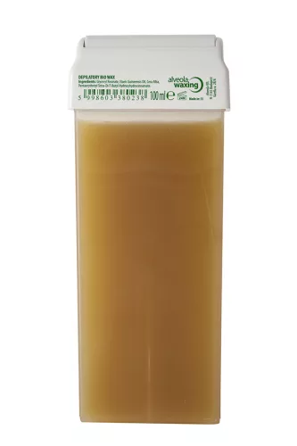 Alveola Waxing Bio žltý depilačný pásik 100ml široká hlava