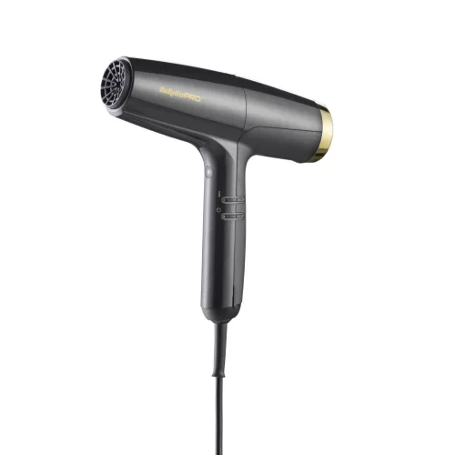 BaByliss PRO Falco profesionálny fénovač s výkonom 2000W v šedej a zlatej farbe