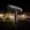 BaByliss PRO Falco profesionálny fénovač s výkonom 2000W v šedej a zlatej farbe