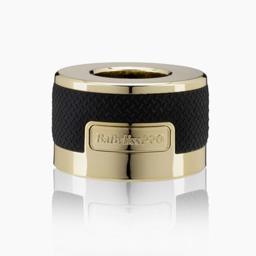 BaByliss PRO Boost+ zlatý stojan na účesy a kontúrovacie nožnice