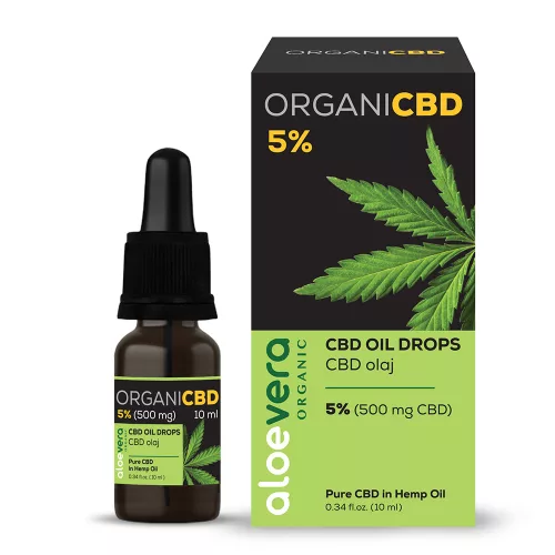 OrganiCBD 5% CBD olej (500mg) 10ml na uvoľnenie a pohodu v každom kvapke.