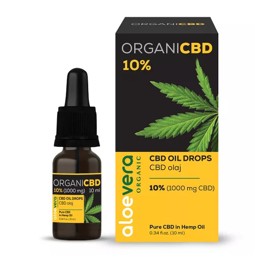 OrganiCBD 10% CBD olej (1000mg) 10ml najvyššej kvality pre vašu pohodu.