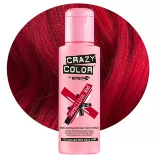 Crazy Color farba na vlasy 100ml č.40 - Vermillion Red