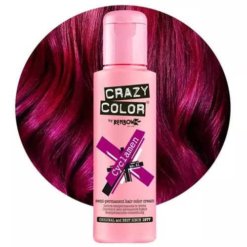 Crazy Color farba na vlasy 100ml č. 41 - Cyklámen