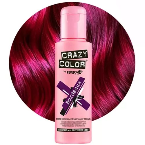 Crazy Color farba na vlasy 100ml č. 51 - Bordeaux