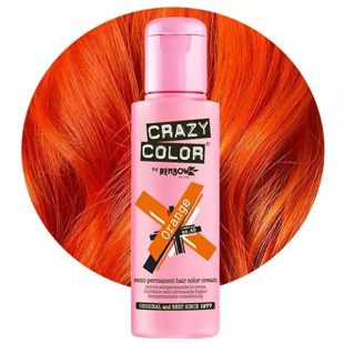 Crazy Color farbivo na vlasy 100ml č.60 - Oranžová