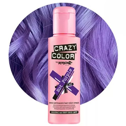 Crazy Color farba na vlasy 100ml Č.62 - Horúca fialová