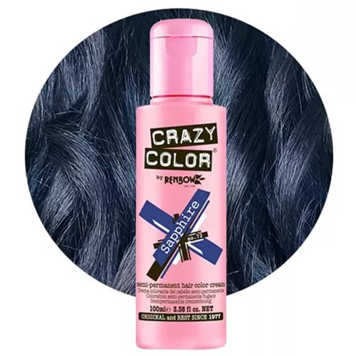 Crazy Color farba na vlasy 100ml č.72 - Saffír