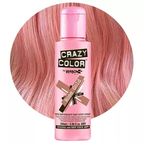 Crazy Color farba na vlasy 100ml č.73 - Ružové zlato
