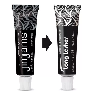JimJams farba na riasy a obočie ČIERNA 15ml
