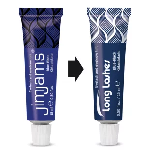 JimJams farba na riasy a obočie MODRO-ČIERNA 15ml