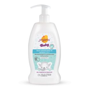 JimJams Baby Detský kúpeľ a šampón 2v1 400ml