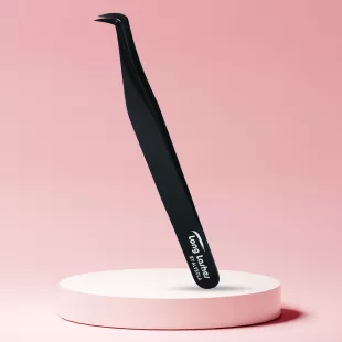 Long Lashes 90° Volume Pro pinzeta na mihalnice čierna