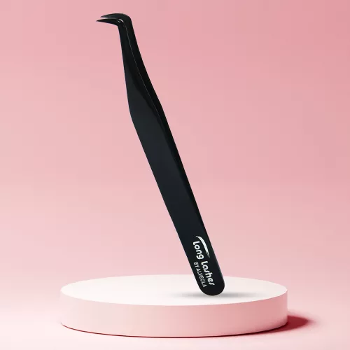 Long Lashes 90° Volume Pro pinzeta na mihalnice čierna