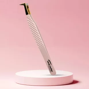 Long Lashes Pro Fiber Volume pinzeta - Zlatá hlava