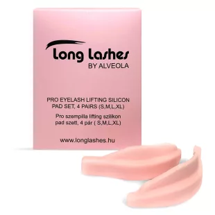   Long Lashes Pro sada silikónových podložiek na lash lifting, 4 páry (S, M, L, XL)