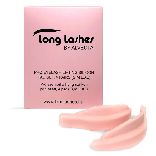 Long Lashes Pro sada silikónových podložiek na lash lifting, 4 páry (S, M, L, XL)
