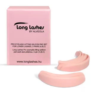   Long Lashes Pro silikónové liftingové podložky na spodné mihalnice, 3 páry (A,B,C)