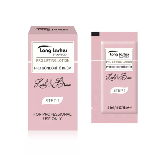Long Lashes Pro krém na trvalú onduláciu mihalníc a obočia 5x0,8 ml