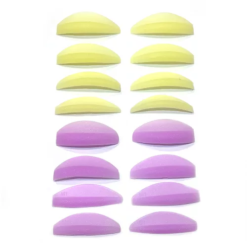 Long Lashes Pro Lifting silikónové podložky - sada 8 párov, S-XL