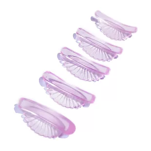   Long Lashes samolepiace silikónové podložky v tvare mušle – 5 párov