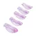 Long Lashes samolepiace silikónové podložky v tvare mušle – 5 párov