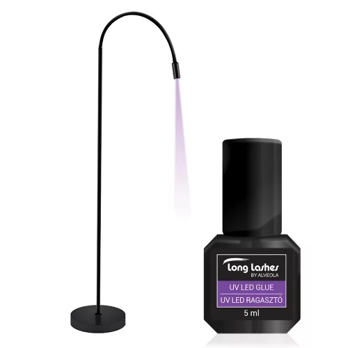 Long Lashes UV LED lampa + lepidlo na riasy