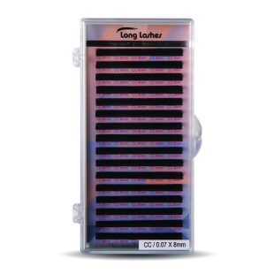 Long Lashes Premium Rýchly objem riasy CC/0,07-8mm