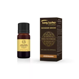   Long Lashes WonderBrow Henna farba na obočie Stredne hnedá 4 g