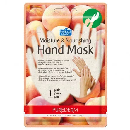 PureDerm Broskyňová rukavica na ruky