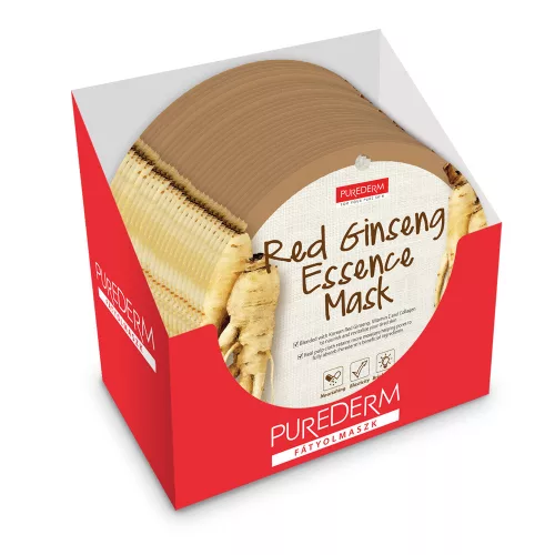 PureDerm Ginseng maska – 24 ks v balení na osvieženie pleti