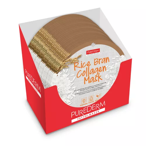 PureDerm Maska z ryžových otrúb 24 ks/balenie