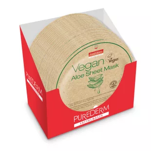 PureDerm 3 v 1 Vegan Aloe Vera maska 24ks/balenie