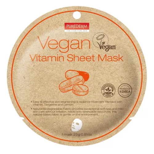 PureDerm 3 v 1 Vegán Vitamínová maska