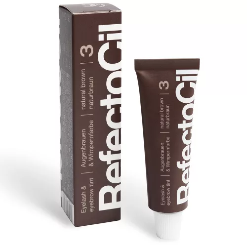 RefectoCil farba na mihalnice a obočie -3- HNEDÁ 15ml