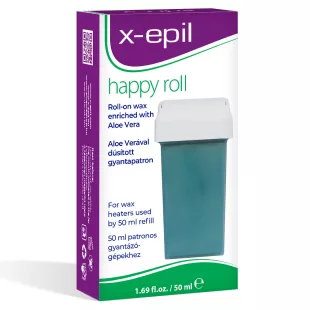   X-Epil Happy Roll Múka s Aloe 50 ml - hladká a jemná pokožka bez námahy