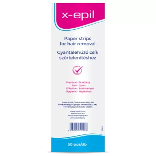 X-Epil voskové pásky 50 ks