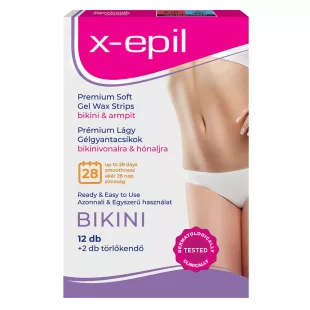   X-Epil Premium jemné voskové pásky na citlivú pokožku 12 ks