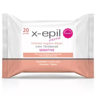 X-Epil Intimo Intimné hygienické utierky - citlivé 20ks
