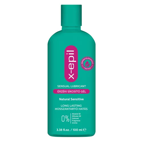 X-Epil Prírodný citlivý lubrikačný gél 100ml