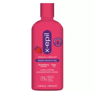 X-Epil Gél na báze lubrikácie, jahodová príchuť 100ml