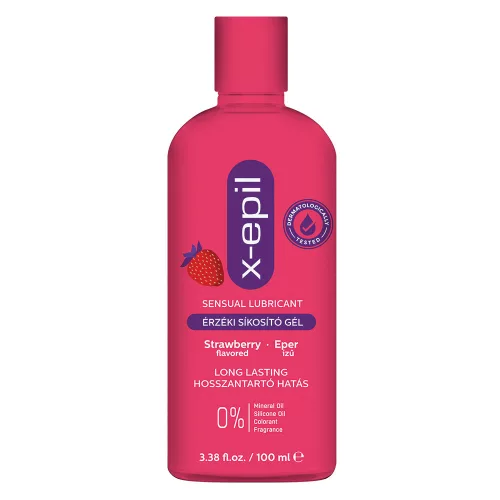 X-Epil Gél na báze lubrikácie, jahodová príchuť 100ml