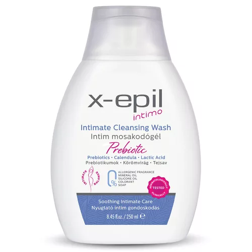 X-Epil Intimo Intimný čistiaci gél s prebiotikami 250ml
