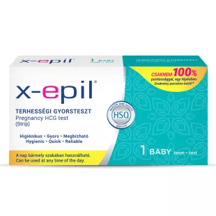 X-Epil Tehotenský rýchlotest prúžok 1ks