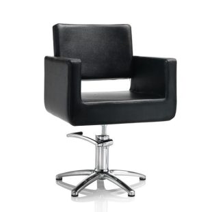   Hair King čierne kadernícke kreslo - s hviezdicovou základňou