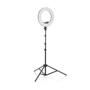 Ring LED svetlo pre líčenie s držiakom na kameru/telefón